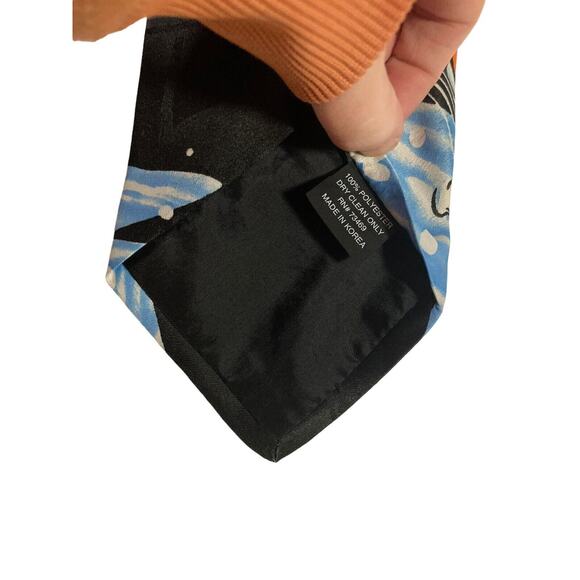 Disney Winnie The Pooh Tigger Christmas Presents Snow Novelty Necktie Vintage - Picture 5 of 6